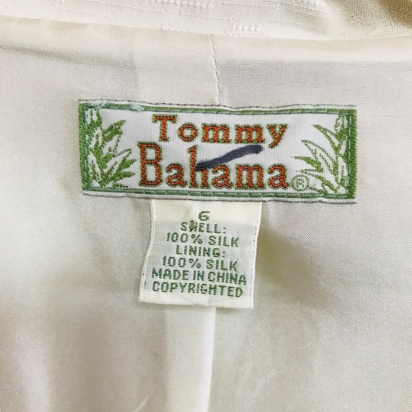 Tommy Bahama 100% Silk Ivory 2 Piece Suit - Picture 5 of 16